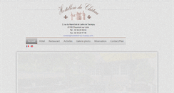 Desktop Screenshot of hostellerie-du-chateau.com